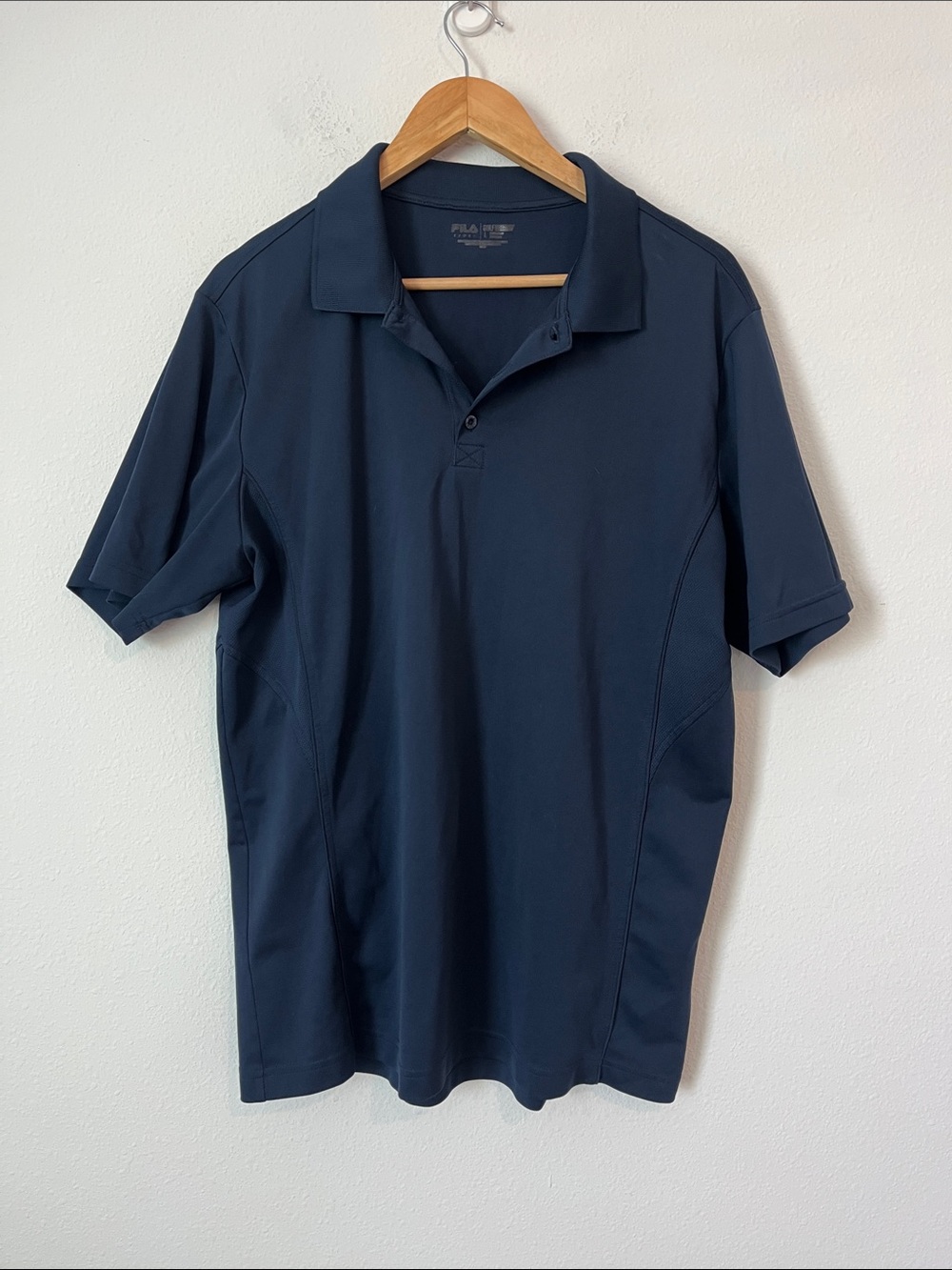 Fila Men's Blue Golf Athletic Polo Shirt